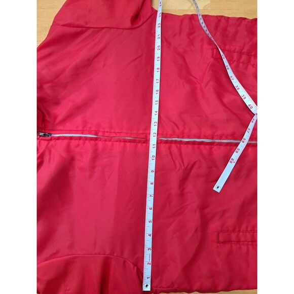 The Great Lakes Jacket Men's Medium Red Full Zip Vintage 1970s Sherpa Lined USA - Picture 8 of 11